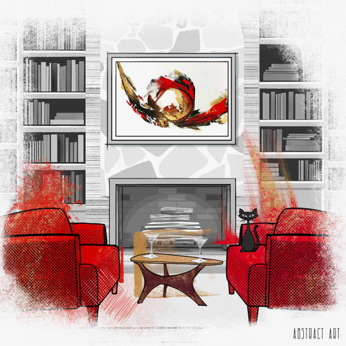 Venture into 5th & Rugged's 'Abstract Art' collection - a vibrant display of unique and thought-provoking abstract pieces, beckoning the art enthusiast in you.