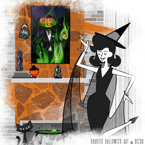 Haunted Halloween Art & Decor