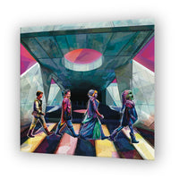 ABY Road Starcruiser art print featuring Jason Keller as Raithe Kole and Bri as Gaya in Halcyon scoundrel ensemble