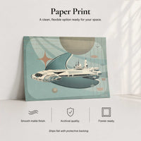 Beyond Tomorrow archival paper art print detailed information.