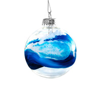 handpainted bluewater "break" edition holiday ornament