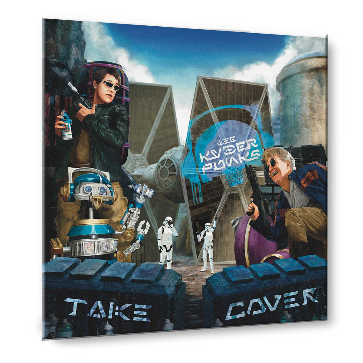 The Kyberpunks - Take Cover! - Album Art