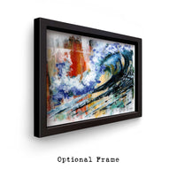 Heatwave – Original Oil & Acrylic on Canvas Board