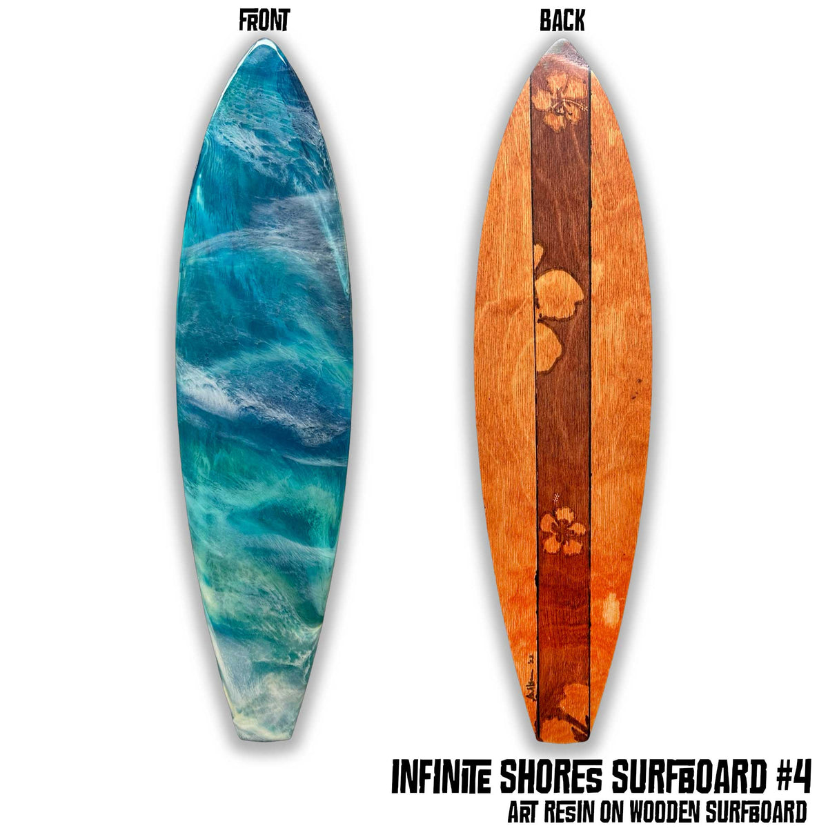 Infinite Shores Surfboard Wall Art