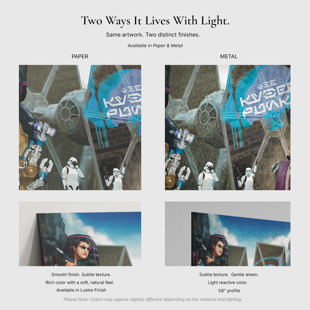The Kyberpunks’ “Take Cover!” – Batuu Rebellion Tribute | Star Wars Art Print