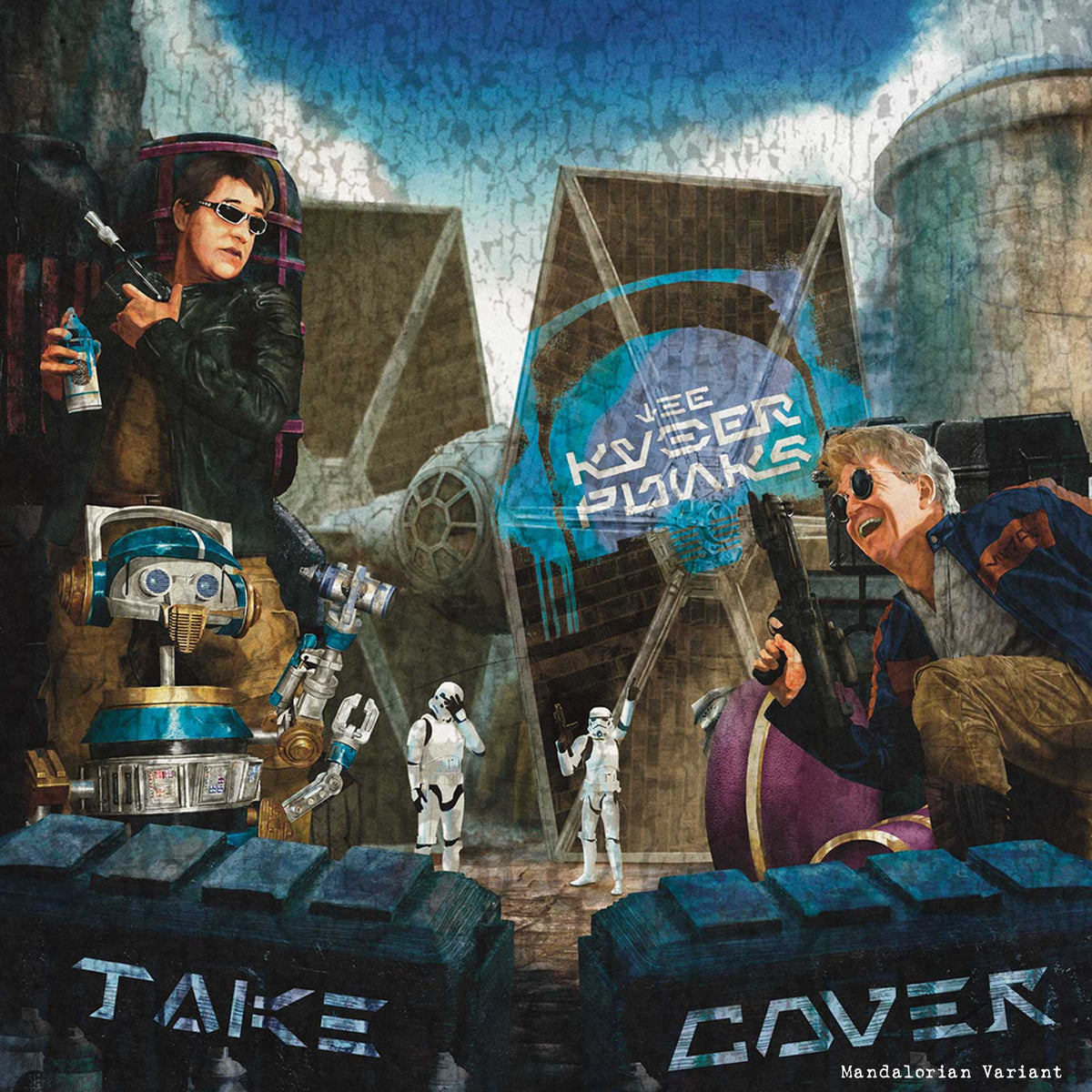 The Kyberpunks - Take Cover! - Album Art