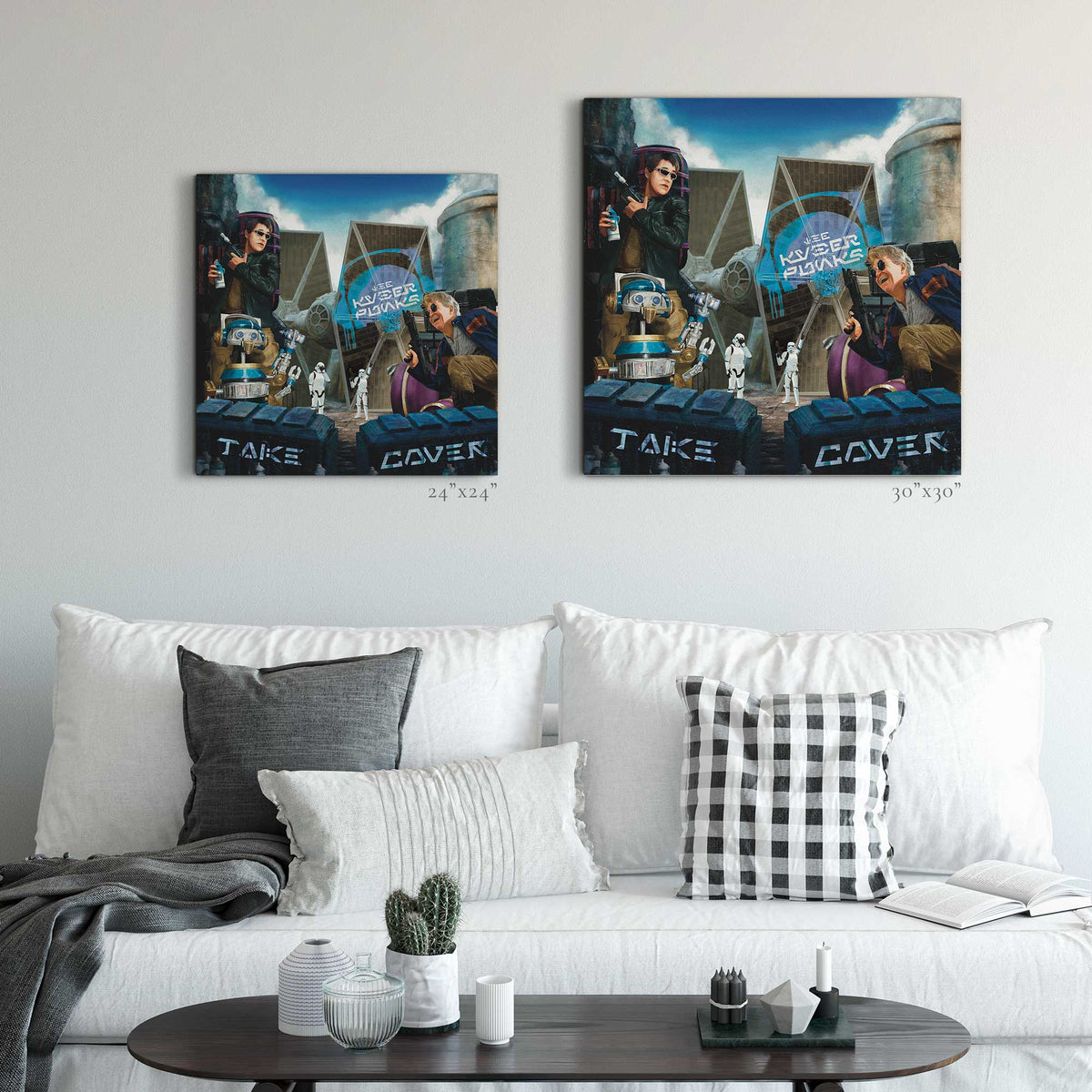 The Kyberpunks’ “Take Cover!” – Batuu Rebellion Tribute | Star Wars Art Print