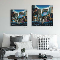 The Kyberpunks’ “Take Cover!” – Batuu Rebellion Tribute | Star Wars Art Print
