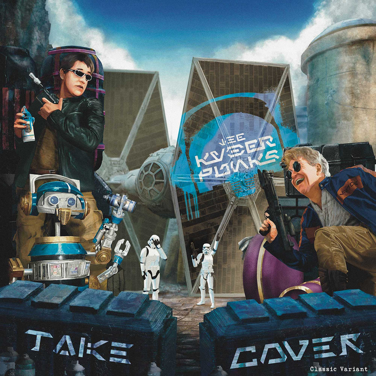 The Kyberpunks - Take Cover! - Album Art