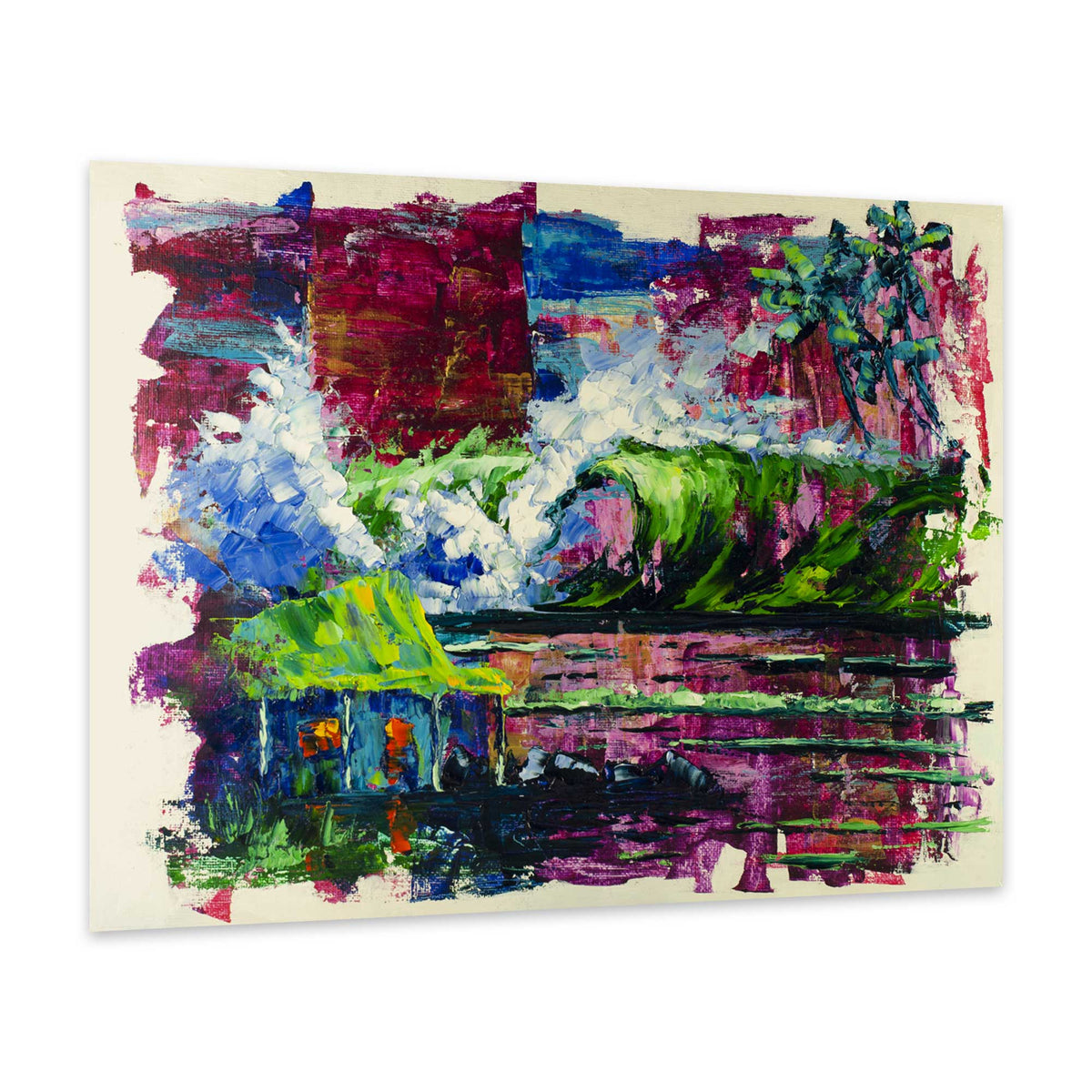 Lagoon Dreams – Original Acrylic on Canvas Board