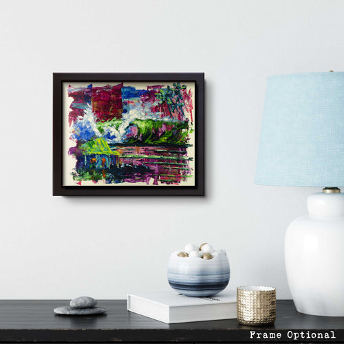 Lagoon Dreams – Original Acrylic on Canvas Board