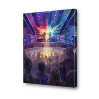 A Moment of Many Paths shown as a gallery-wrapped canvas print