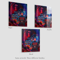 Order Above All Halcyon Starcruiser art print comparison paper acrylic metal