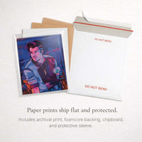 Halcyon Starcruiser Rogue Vibes art print packaged safely for shipping