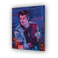 Raithe Kole scoundrel character artwork inspired by the Galactic Starcruiser Halcyon experience