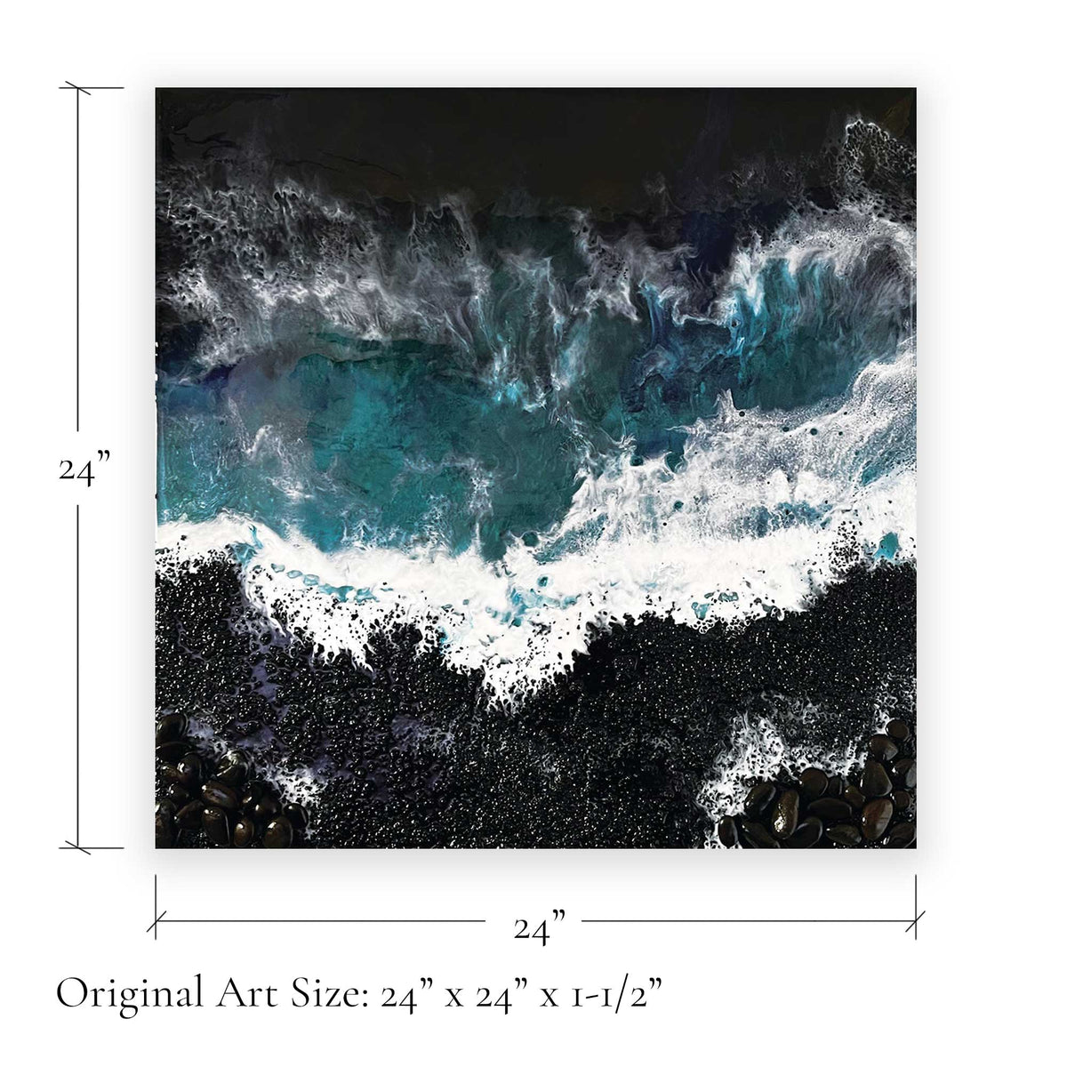 Sandy Shores - Large Resin Wall Art