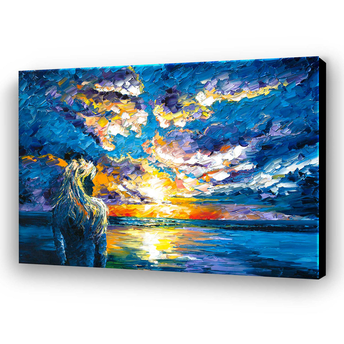 Coastal sunset canvas art print Siren’s Dream