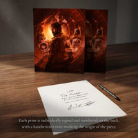 The Spark limited edition print signed and numbered on back with handwritten note by Nelson Ruger inspired by Cassian Andor