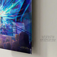 The Light We Carry Still acrylic and metal print floating wall profile with foam spacers