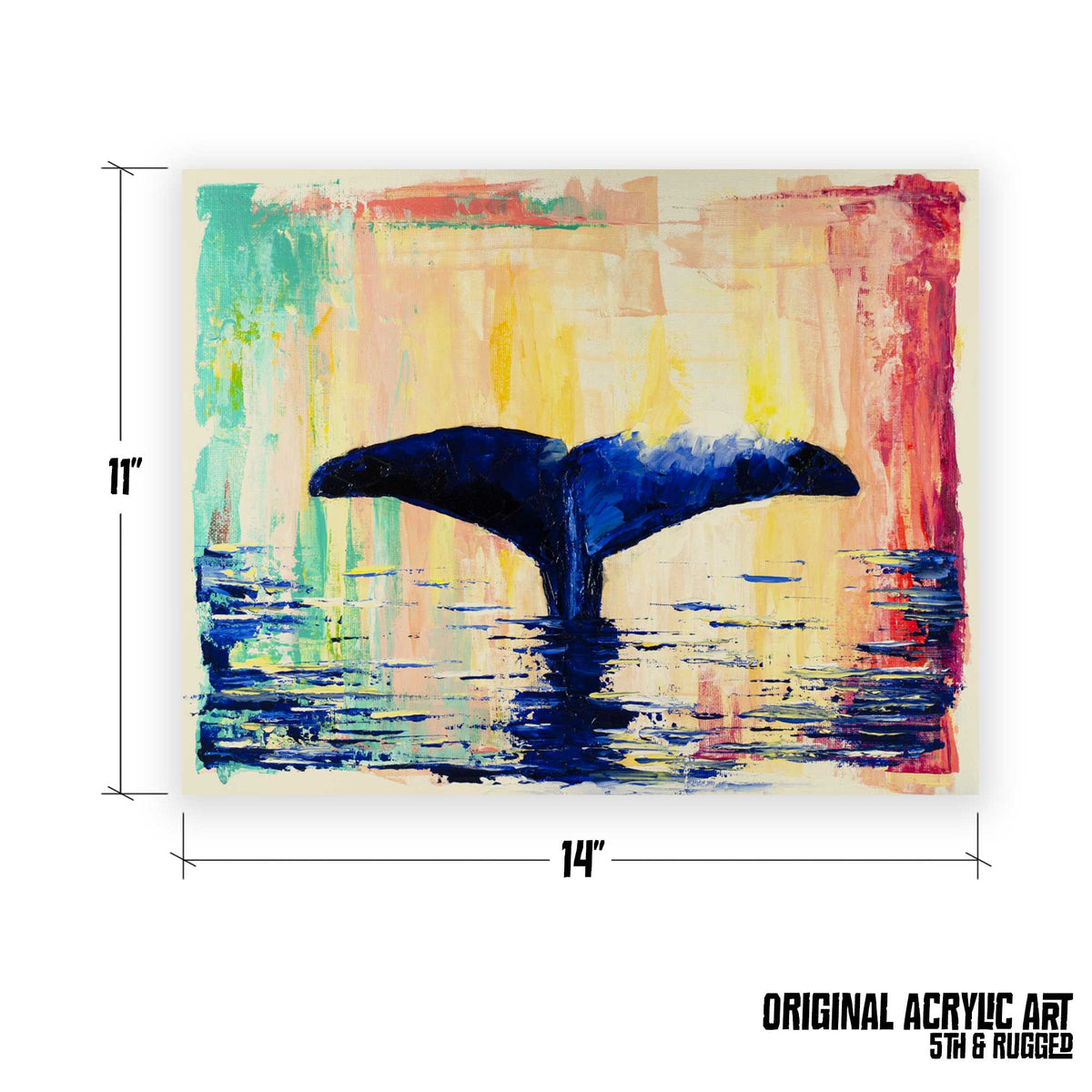 The Sound of Light – Original Acrylic on Canvas Board