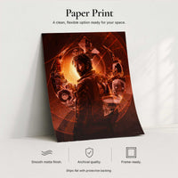 The Spark archival paper print showing smooth matte finish and frame-ready presentation