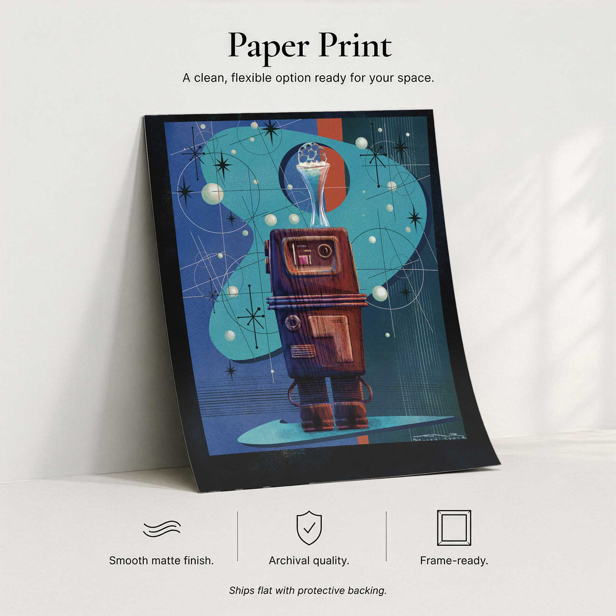Vacation Protocol – Gonk archival paper print with smooth matte finish and frame-ready presentation
vacation-prot