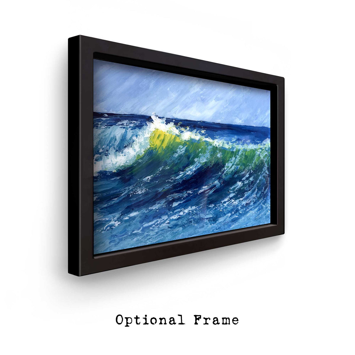 When the Wave Breathes In – Original Oil on Canvas Board