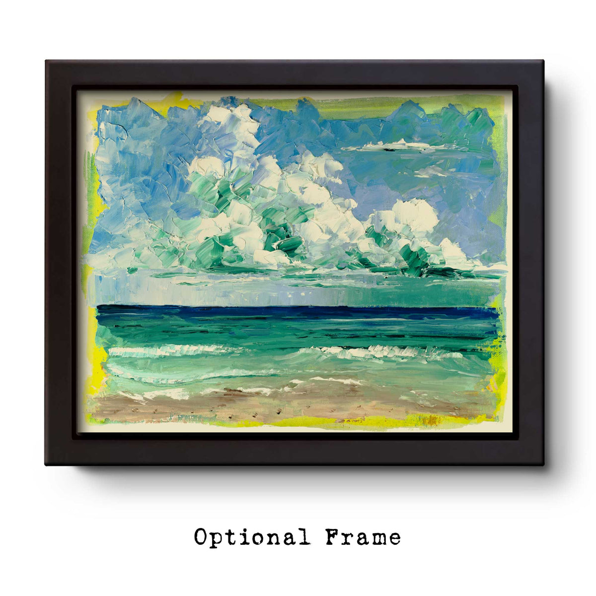 Where Blue Meets Green – Original Oils on Canvas Board