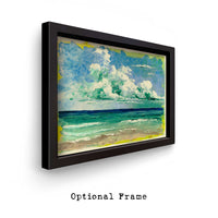 Where Blue Meets Green – Original Oils on Canvas Board