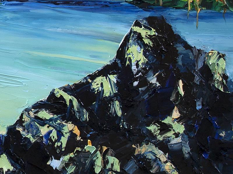 Caribbean Sea St. John's Oil Painting Artwork by 5th & Rugged