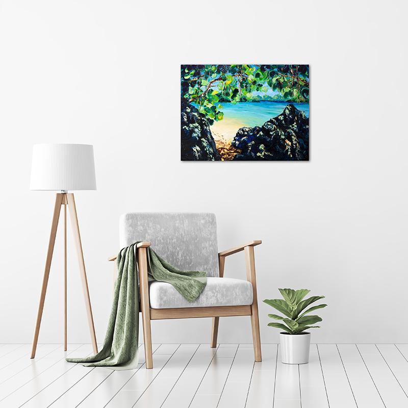 Caribbean Sea St. John's Oil Painting Artwork by 5th & Rugged