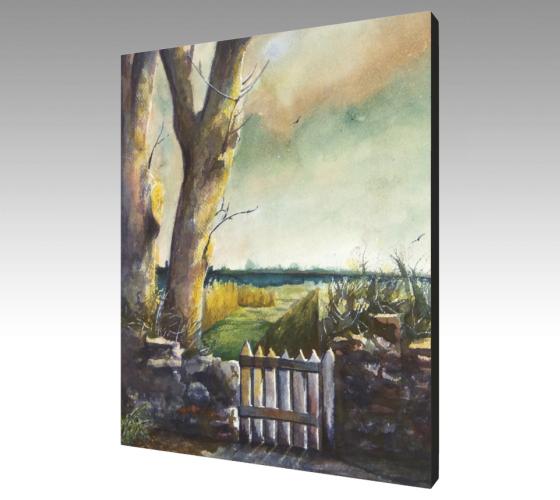 The Gate Canvas Print | Autumn Fall Wall Art | 5th & Rugged