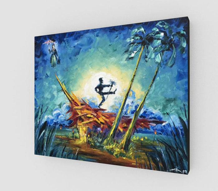 Knees up, Tiki Time! Mary Poppins & Dick van Dyke Art | 5th & Rugged