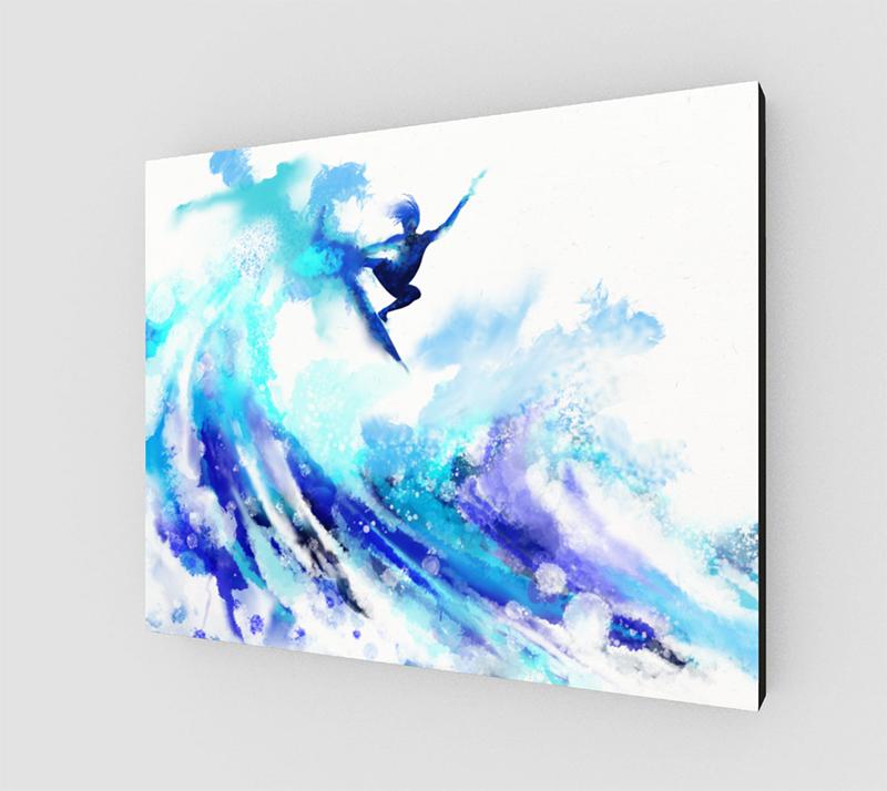 Time to Fly Canvas Art Print-Surf Beach Wall Art-5th & Rugged