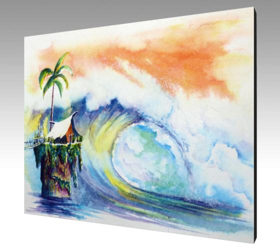Wild Surfing Ones Canvas Art Print-Surf Wall Art-5th & Rugged