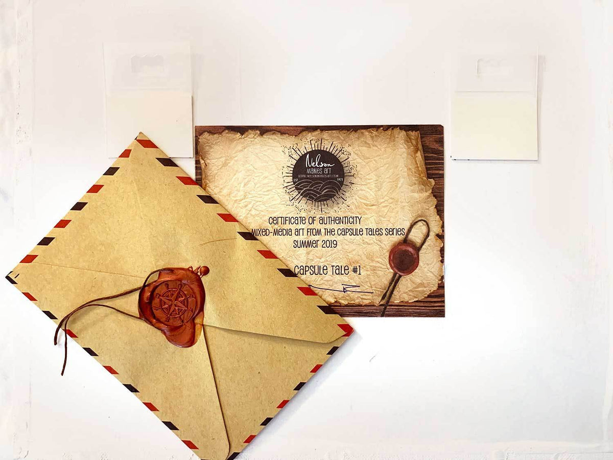 Chapter of a unique story written by 5th & Rugged, sealed with wax inside a rustic envelope. Open if you wish!