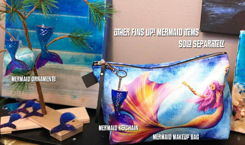 Fins Up! Mermaid Makeup Bag