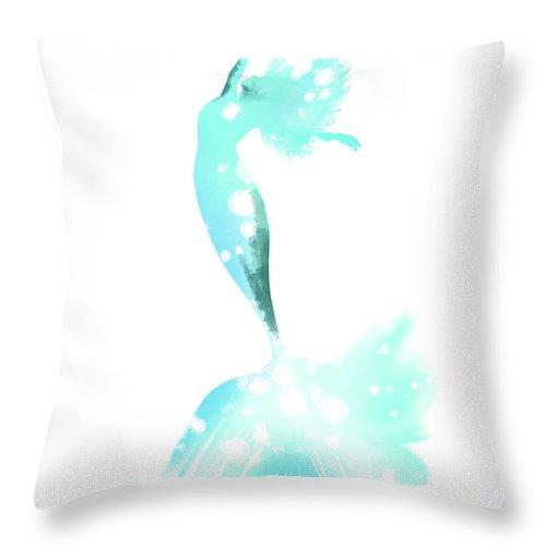 Mermaid's Song - Throw Pillow