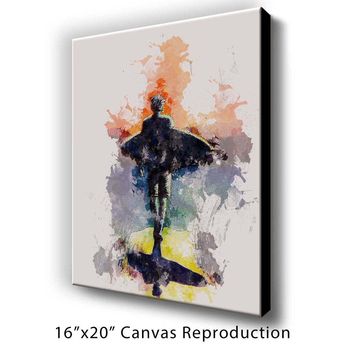 Sunset Surfer #reimagined #1 - Giclée Canvas Print