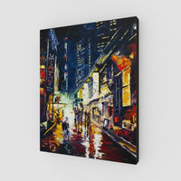 Asian City Street Orient Art Canvas Painting by 5th & Rugged