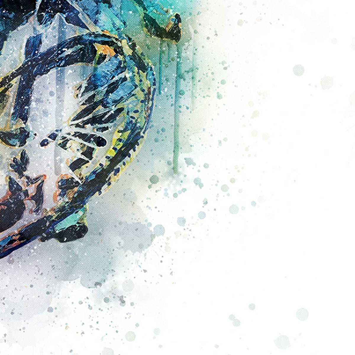 Shredding Gnar #reimagined #2- Giclée Canvas Print