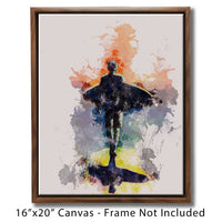 Sunset Surfer #reimagined #1 - Giclée Canvas Print