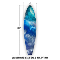 Infinite Shores Surfboard Wall Art