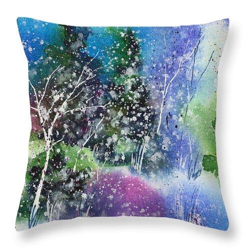 Winter Lights #26 - Throw Pillow