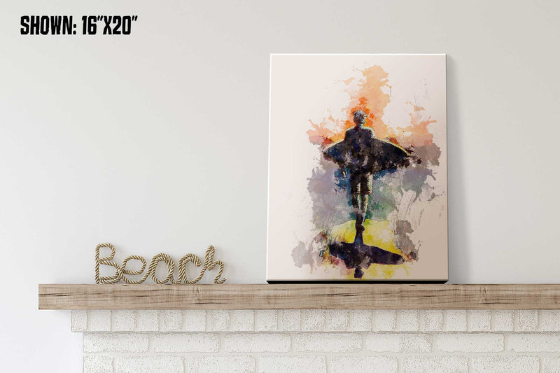 Sunset Surfer #reimagined #1 - Giclée Canvas Print