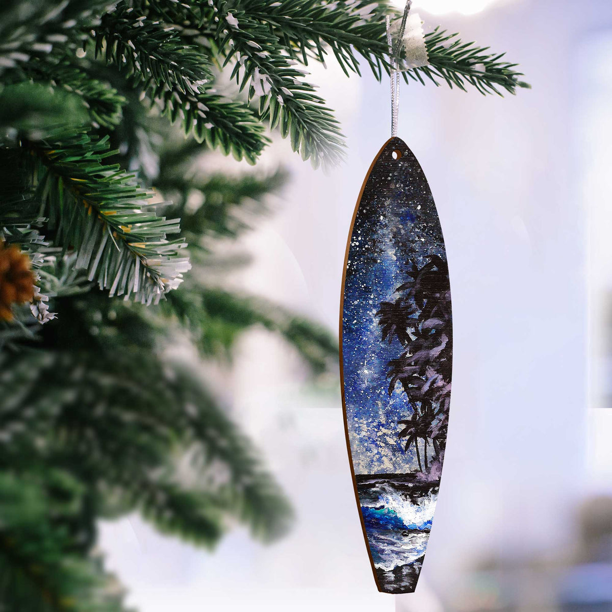 Big Island Surfboard Ornament #20B