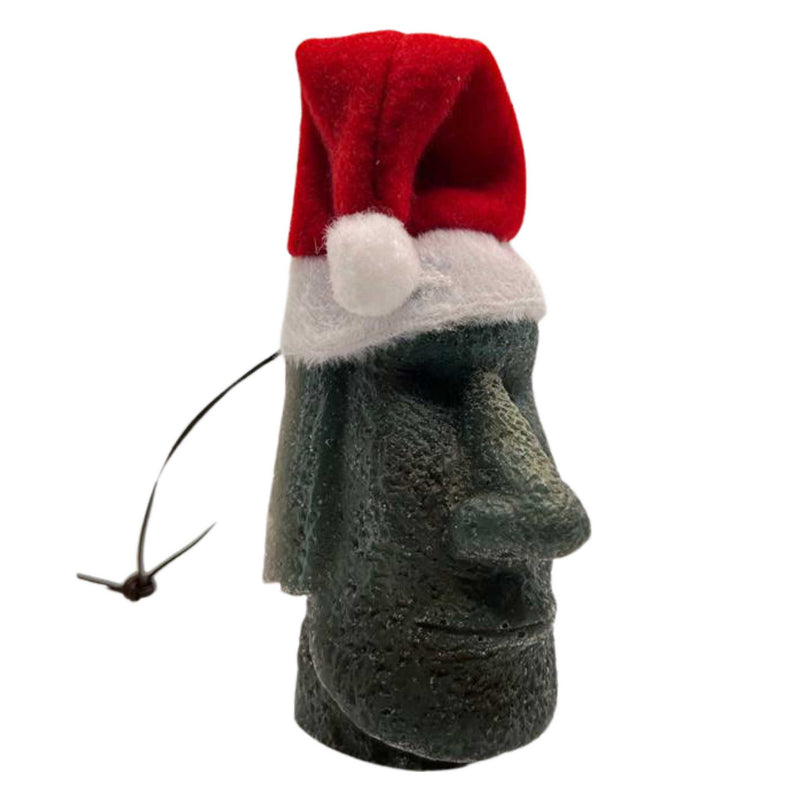 Mini-Moai Holiday Ornaments