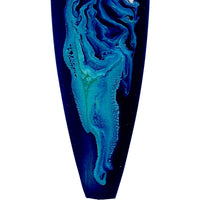 Big blue and white surfing decoration for bedroom or beach Christmas tree decor.