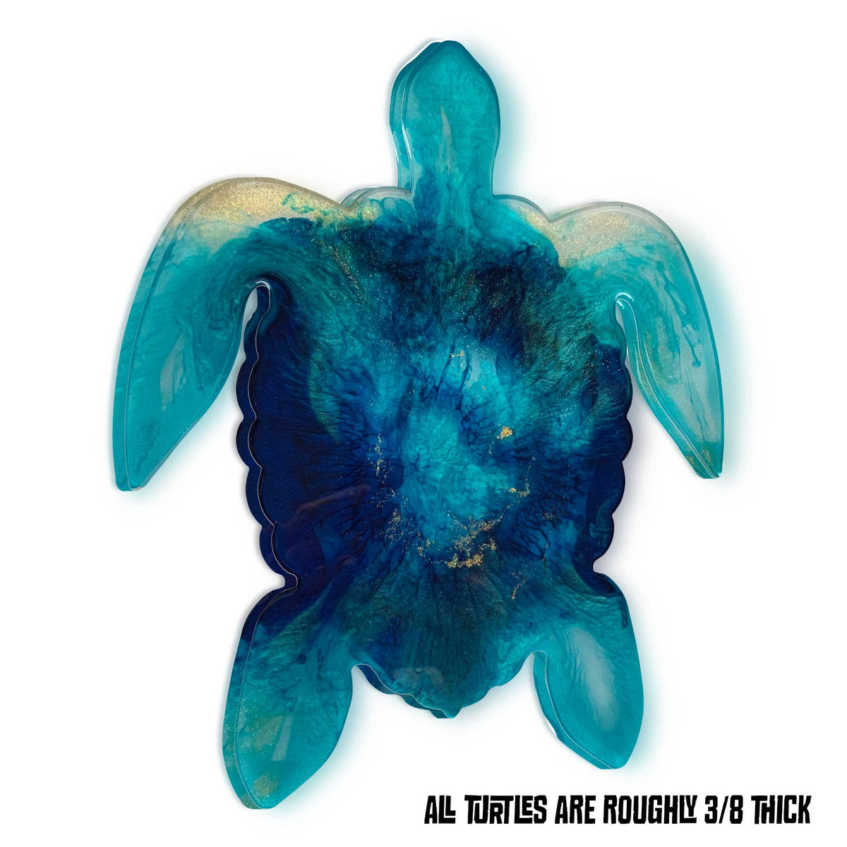 StarFins - Art Resin Sea Turtle Wall Art