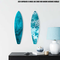 Infinite Shores Surfboard Wall Art
